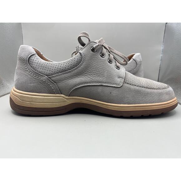 Mephisto Douk Pouf Lace up Leather Shoes Gray Men’s Size 9 USED - Picture 4 of 8